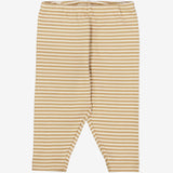 Wheat Jersey Pants Silas | Baby Leggings 3307 cappuccino stripe