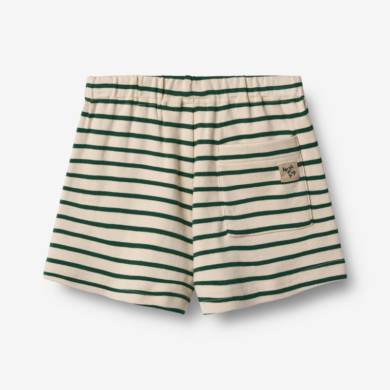 Wheat Main Jersey Shorts Kalle Shorts 4142 green stripe