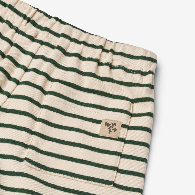 Wheat Main Jersey Shorts Kalle Shorts 4142 green stripe
