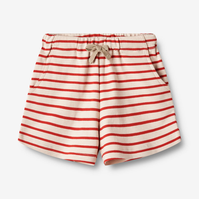 Wheat Main Jersey Shorts Kalle Shorts 2078 red stripe