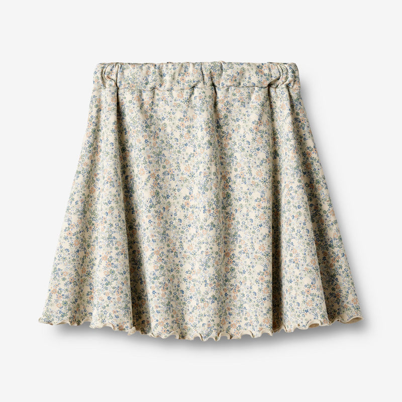 Wheat Main Jersey Skirt Rosie Skirts 3337 sandshell mini flowers