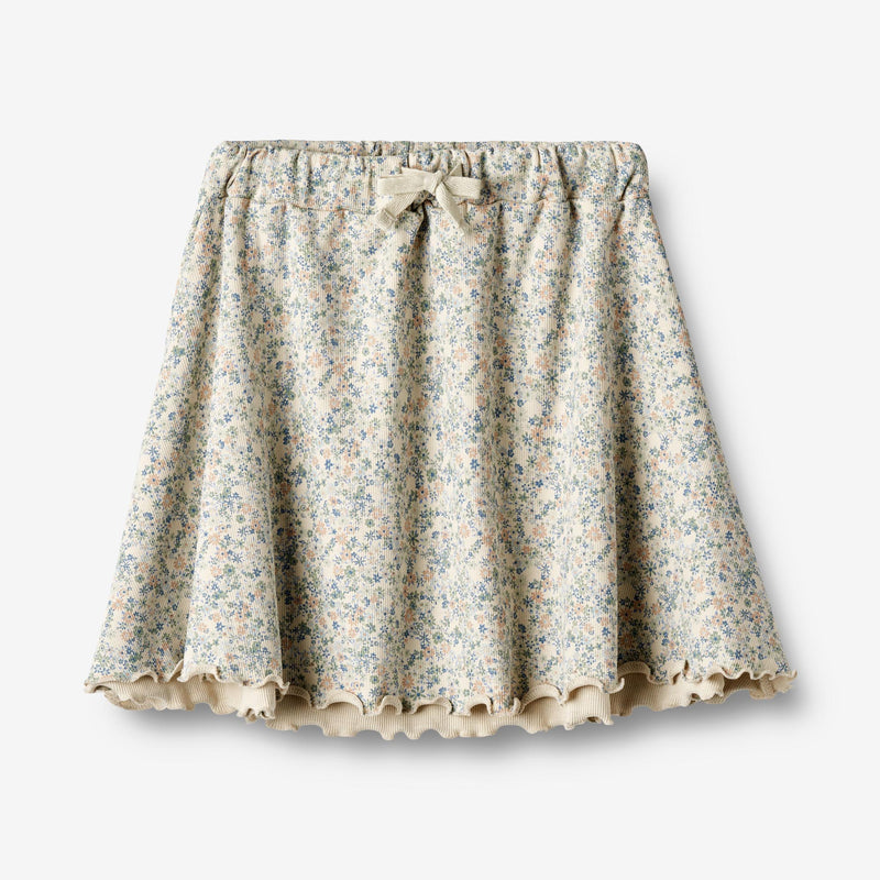 Wheat Main Jersey Skirt Rosie Skirts 3337 sandshell mini flowers