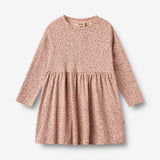 Wheat Main Jersey dress L/S Sessa Dress 9898 dime rose small flowers
