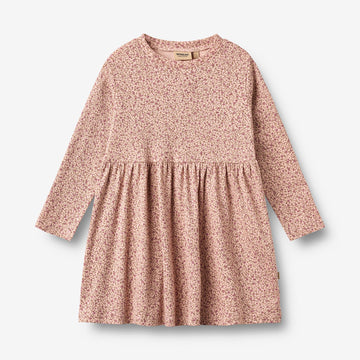 Wheat Main Jersey dress L/S Sessa Dress 9898 dime rose small flowers