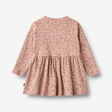 Wheat Main Jersey dress L/S Sessa Dress 9898 dime rose small flowers