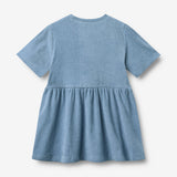 Wheat Main Dress S/S Astrid Dress 1260 faded denim