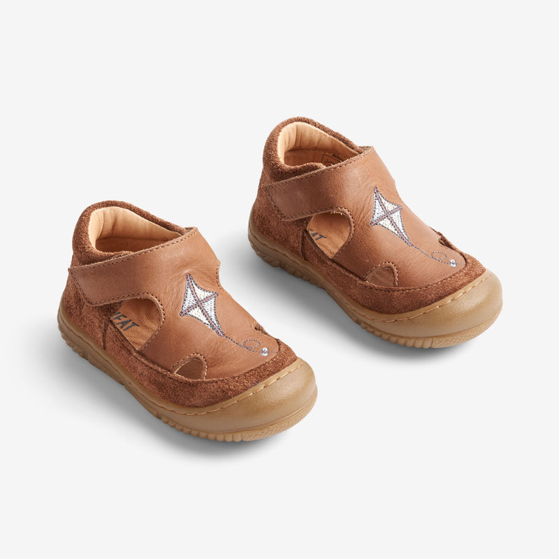Wheat Footwear W-Jodi Open Shoe | Baby Prewalkers 9002 cognac