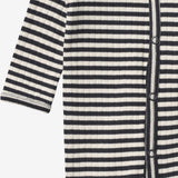 Wheat Main Jumpsuit L/S Dusty Jumpsuit 9432 navy rib stripe