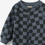 Wheat Main Jumpsuit L/S Lilo Jumpsuit 1311 navy blue check