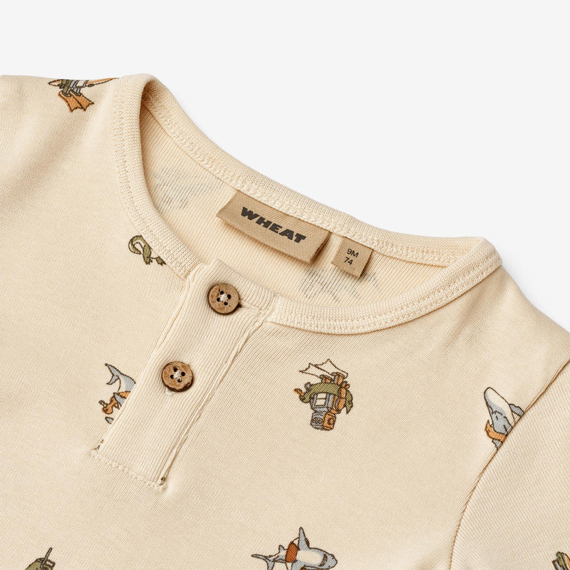 Wheat Main Jumpsuit S/S Alfred Jumpsuit 9413 beach friends