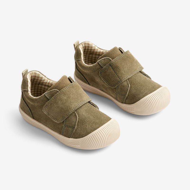 Wheat Footwear Kei Velcro | Baby Prewalkers 4075 dark green