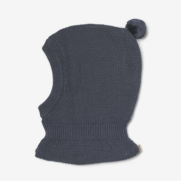 Wheat Outerwear Knit Balaclava Pomi Accessory 1292 greyblue