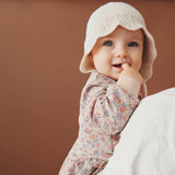 Wheat Outerwear Knit Bonnet Amya Accessory 9562 offwhite melange