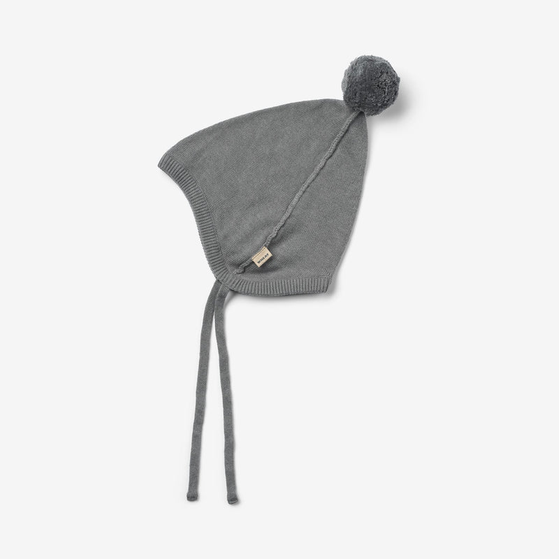 Wheat Outerwear Knit Bonnet Liro Outerwear acc. 1201 stormy blue
