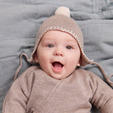 Wheat Outerwear Knit Bonnet Pomma Accessory 9711 grey moon