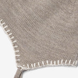 Wheat Outerwear Knit Bonnet Pomma Accessory 9711 grey moon