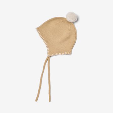 Wheat Outerwear Knit Bonnet Pomma Accessory 9730 honey peach
