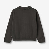 Wheat Main Knit Cardigan Amy Knitted Tops 1180 raven