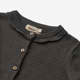 Wheat Main Knit Cardigan Amy Knitted Tops 1180 raven