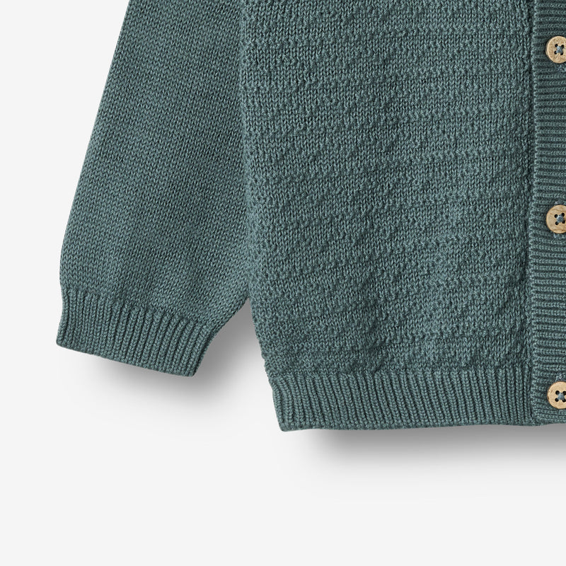 Wheat Main Knit Cardigan Bjørn Cardigan 1460 stormy weather