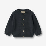 Wheat Main Knit Cardigan Bjørn Cardigan 1432 navy