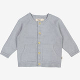 Wheat Knit Cardigan Classic | Baby Knitted Tops 1528 cloudy sky