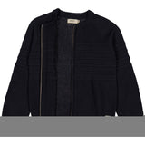 Wheat Knit Cardigan Egon Knitted Tops 1378 midnight blue