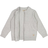 Wheat Knit Cardigan Ejner Knitted Tops 0224 melange grey