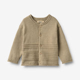 Wheat Main Knit Cardigan L/S Gunnar Cardigan 0070 gravel