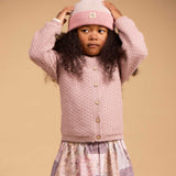 Wheat Main Knit Cardigan Magnella Cardigan 1135 dry rose