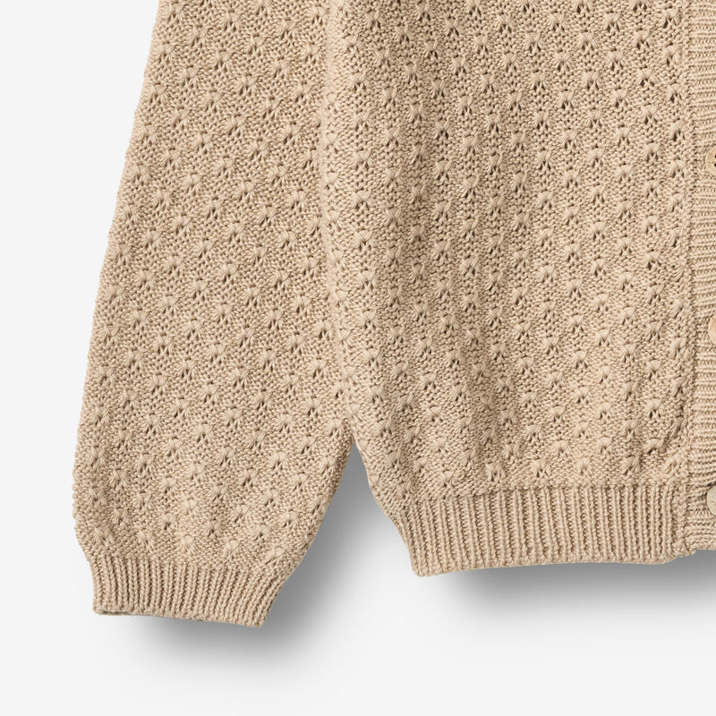 Wheat Main Knit Cardigan Magnella Cardigan 3354 warm sand