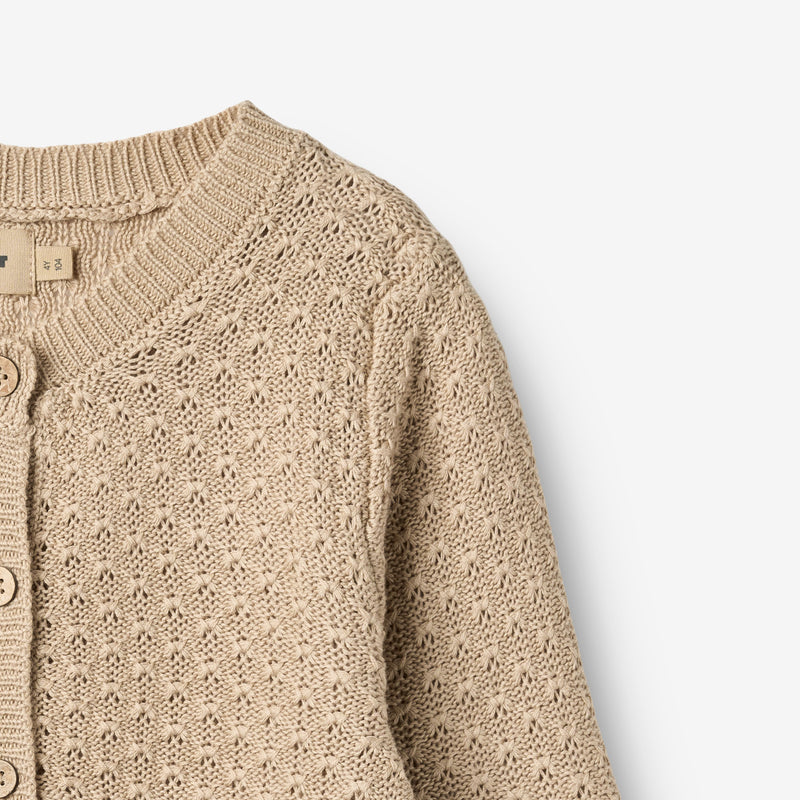 Wheat Main Knit Cardigan Magnella Cardigan 3354 warm sand