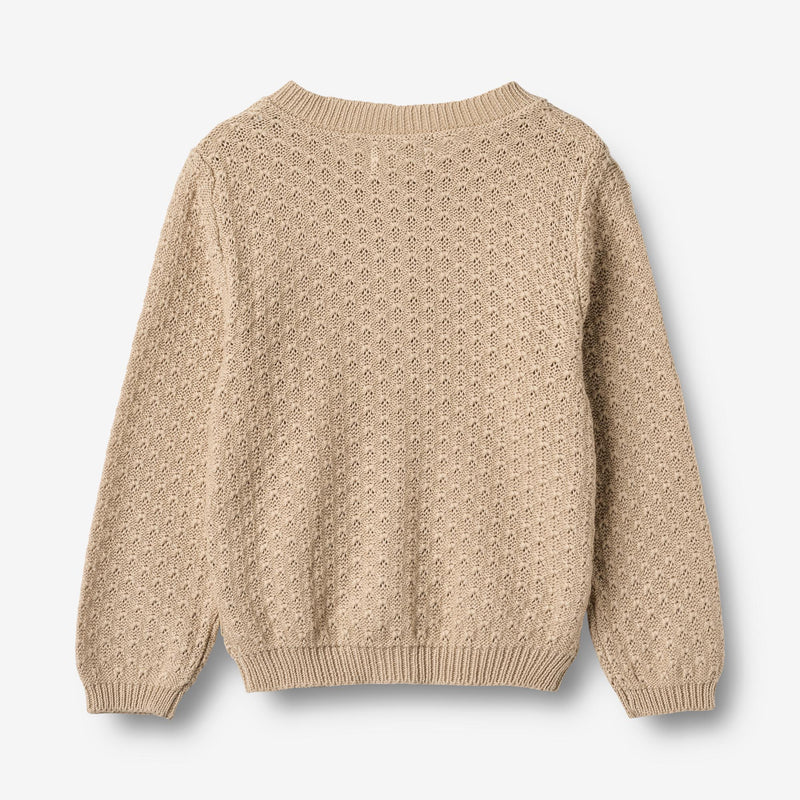 Wheat Main Knit Cardigan Magnella Cardigan 3354 warm sand