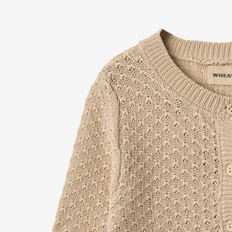 Wheat Main Knit Cardigan Magnella Cardigan 3354 warm sand