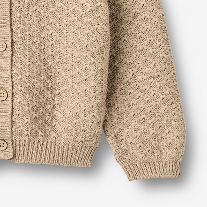 Wheat Main Knit Cardigan Magnella Cardigan 3354 warm sand