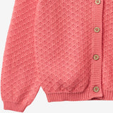 Wheat Main Knit Cardigan Magnella Cardigan 9454 coral