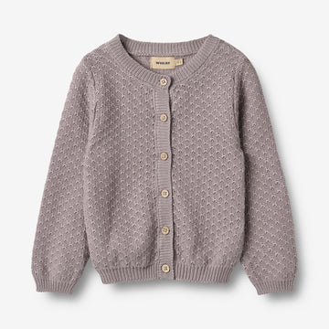 Wheat Main Knit Cardigan Magnella Cardigan 9531 dusty purple