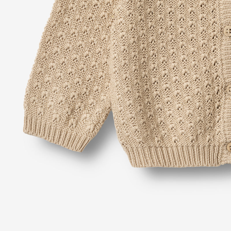 Wheat Main Knit Cardigan Magnella Cardigan 3354 warm sand