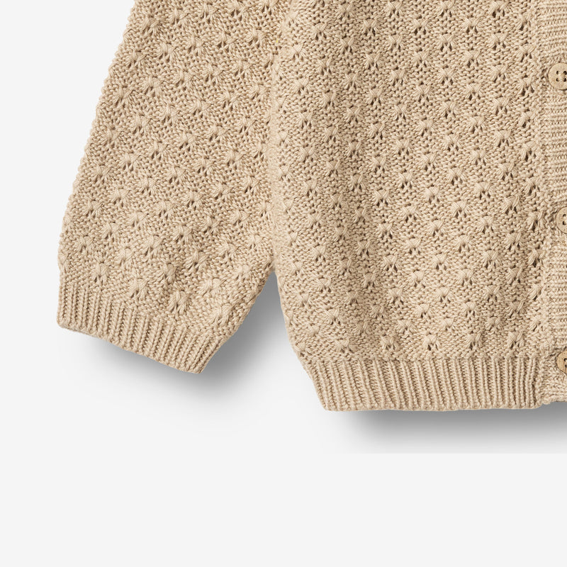 Wheat Main Knit Cardigan Magnella Cardigan 3354 warm sand