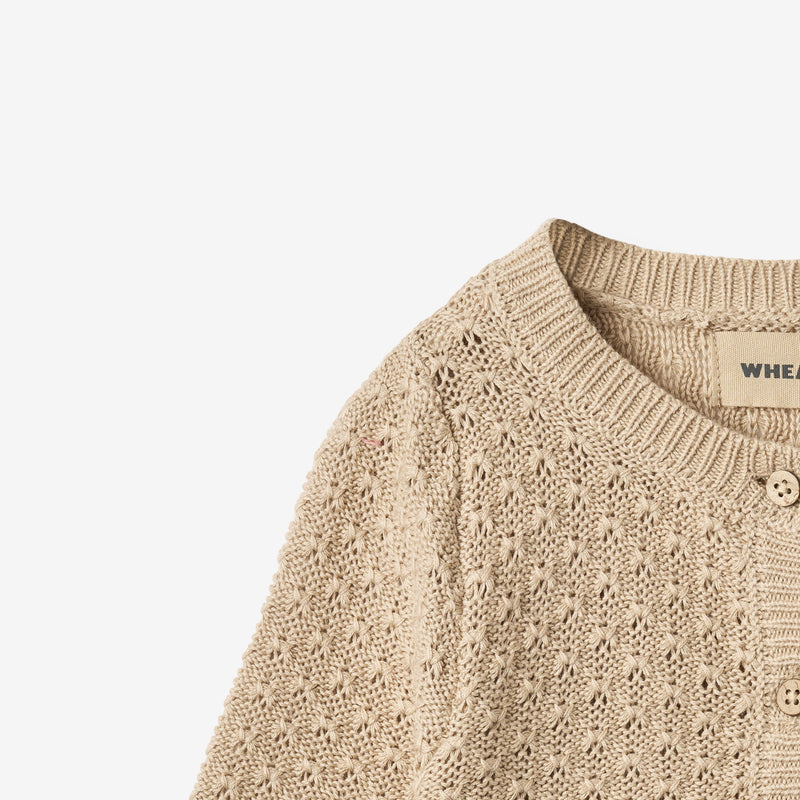 Wheat Main Knit Cardigan Magnella Cardigan 3354 warm sand