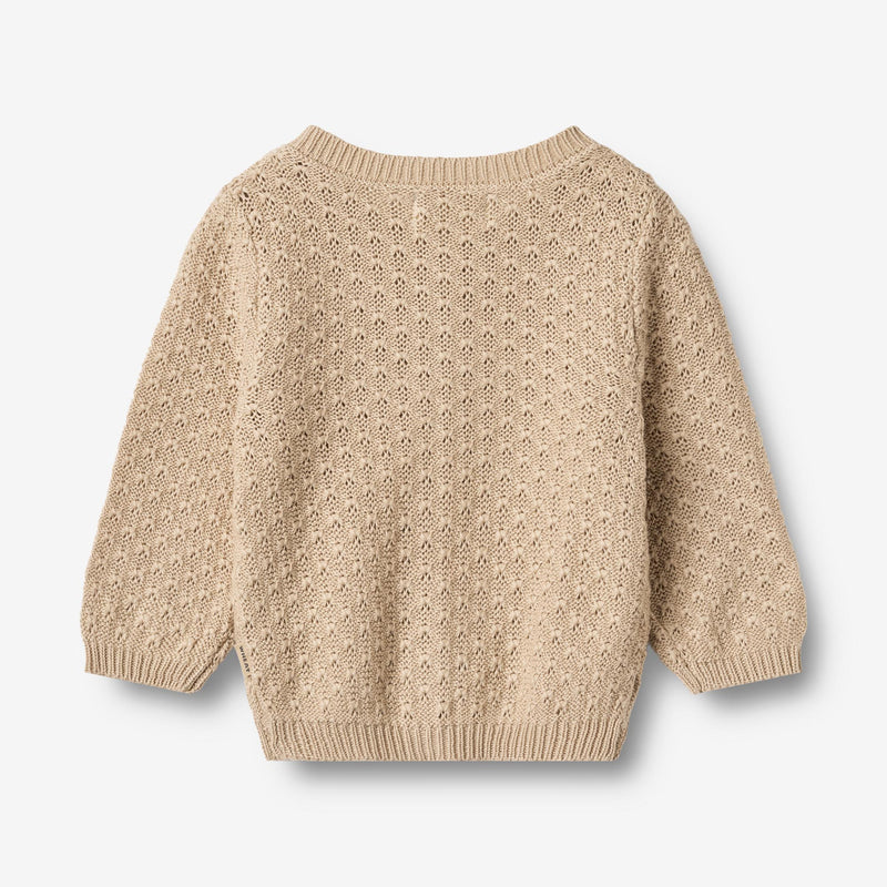 Wheat Main Knit Cardigan Magnella Cardigan 3354 warm sand