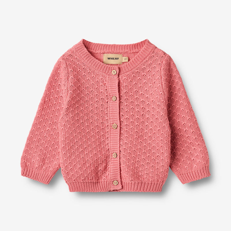 Wheat Main Knit Cardigan Magnella Cardigan 9568 soft pink