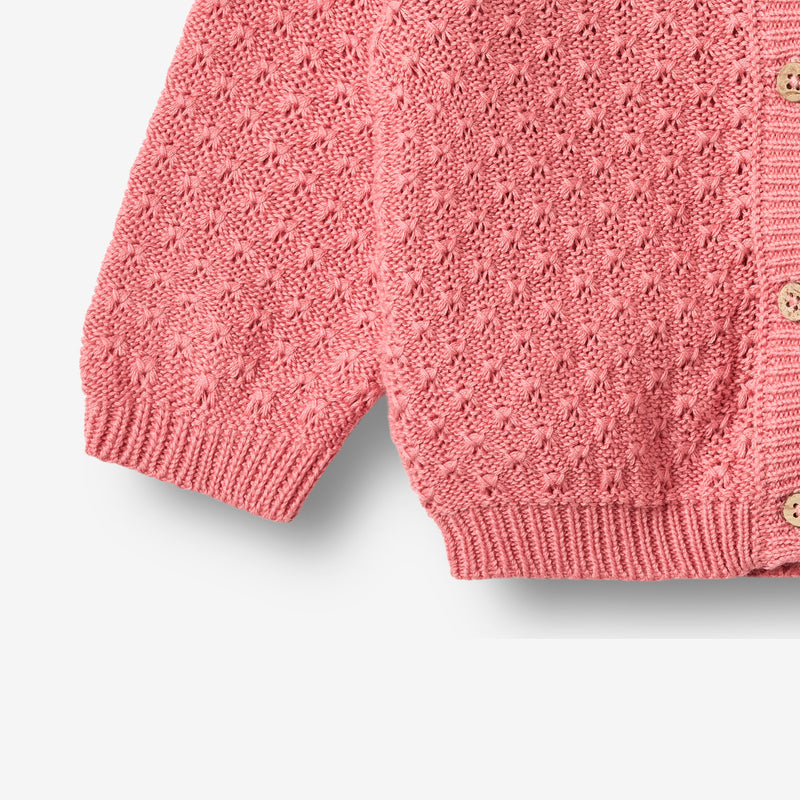 Wheat Main Knit Cardigan Magnella Cardigan 9568 soft pink
