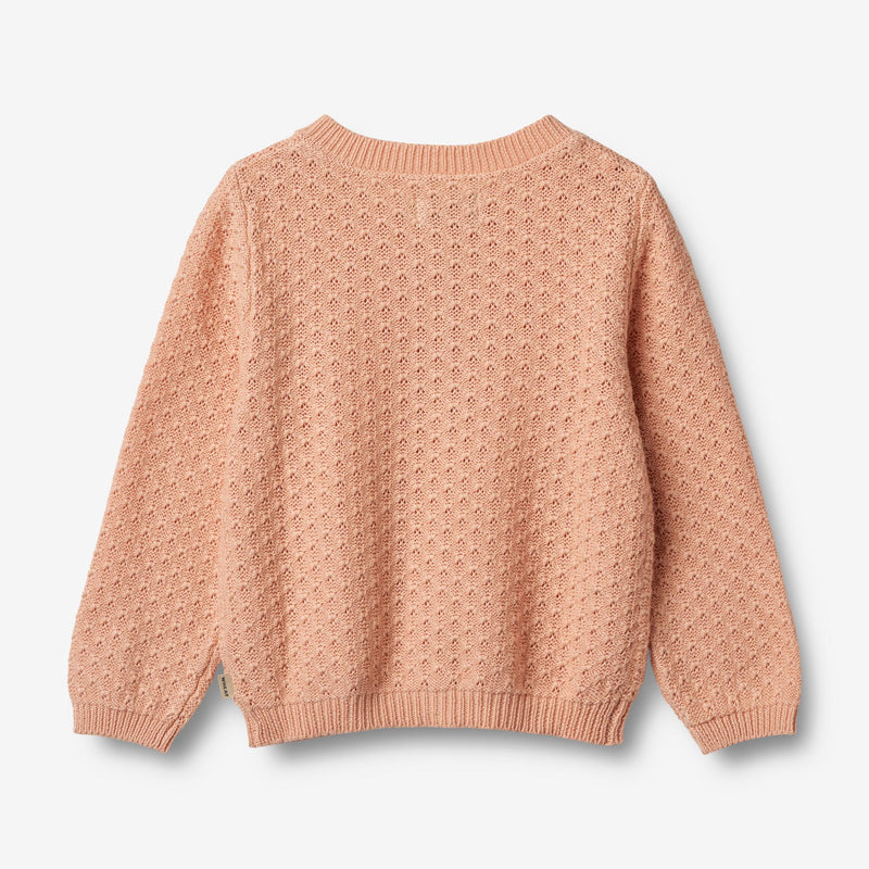 Wheat Main Knit Cardigan Magnella Cardigan 2358 pink sand