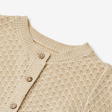 Wheat Main Knit Cardigan Magnella Knitted Tops 3336 sandshell