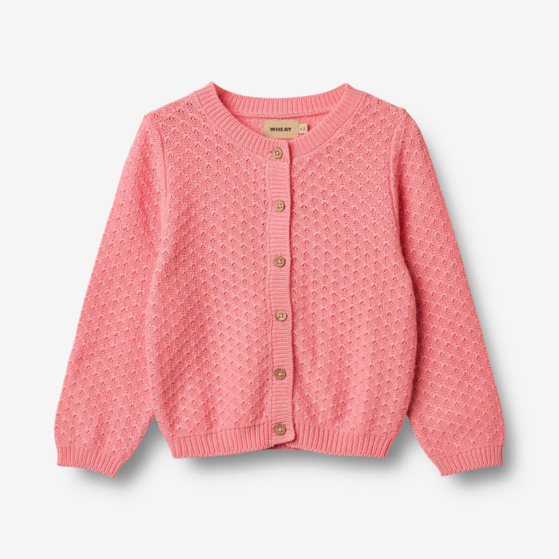 Wheat Main Knit Cardigan Magnella Cardigan 9423 flamingo pink