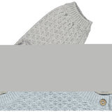 Wheat Main Knit Cardigan Magnella Knitted Tops 0224 melange grey
