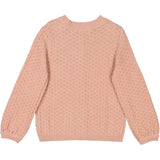 Wheat Knit Cardigan Magnella Knitted Tops 2270 misty rose