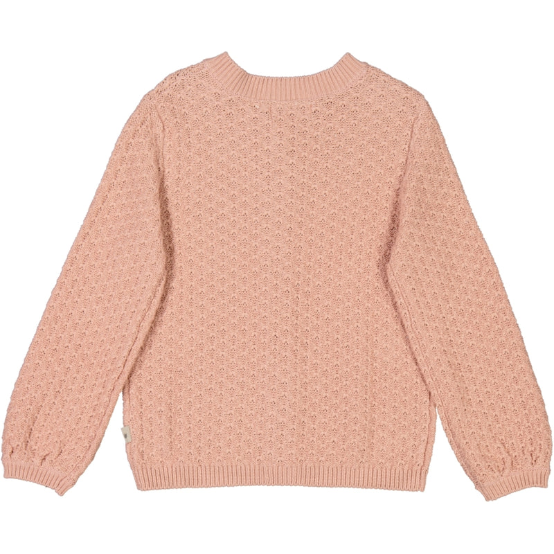 Wheat Main Knit Cardigan Magnella Knitted Tops 2270 misty rose