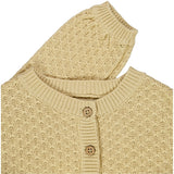 Wheat Main Knit Cardigan Magnella Knitted Tops 3231 soft beige